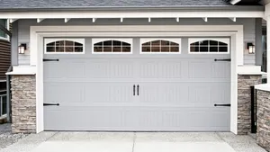 Garage Door Modern Aesthetic Facade Wallpaper