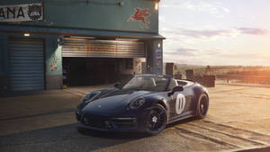 Garage Porsche Car 5120x1440 Wallpaper