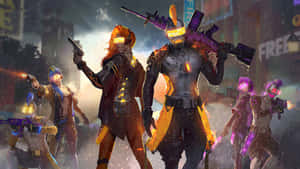 Garena Free Fire Cyborgs Unite Wallpaper