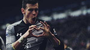 Gareth Bale Hand Heart Wallpaper