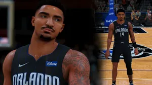 Gary Harris Shooting For Orlando Magic Wallpaper