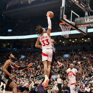 Gary Trent Jr During Game Against Sacramento Kings Wallpaper