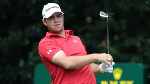 Gary Woodland Red Golf Shirt Wallpaper