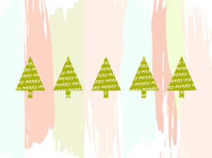 'gather Round The Cute Christmas Tree And Join In The Holiday Cheer!' Wallpaper