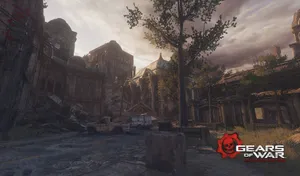 Gears Of War Ultimate Edition Dilapidated Cityscape Wallpaper