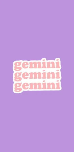 Gemini Three Times Wallpaper