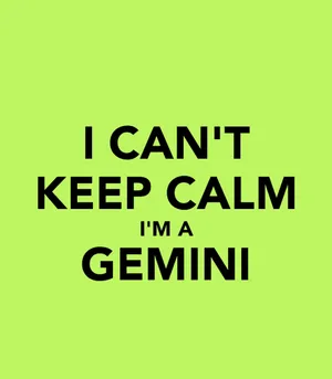 Gemini Zodiac Green Poster Wallpaper