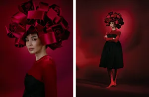 Gemma Chan In High Fashion Couture Wallpaper