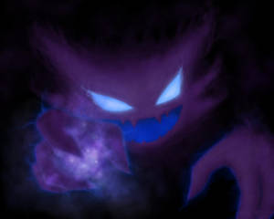 Gengar In Haunter Form Wallpaper