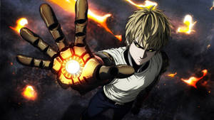 Genos Takes Action Wallpaper