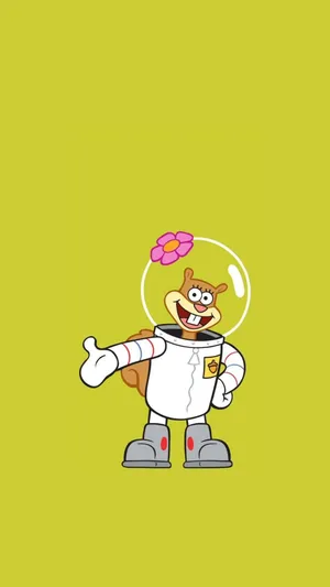 Genuine Sandy Cheeks Cartoon Wallpaper