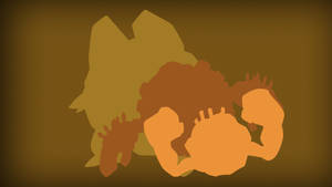 Geodude Pokemon Evolution Minimalist Aesthetic Wallpaper