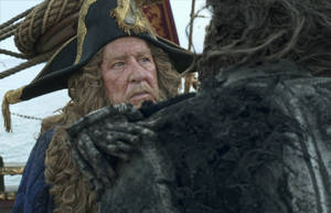 Geoffrey Rush Captain Barbosa Wallpaper