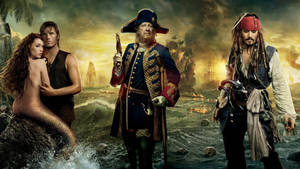 Geoffrey Rush Pirates Of The Caribbean Wallpaper