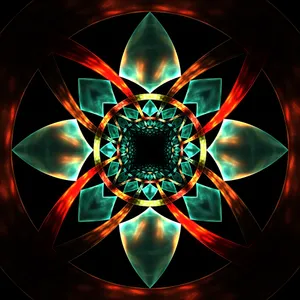 Geometric Abstract Pattern Wallpaper