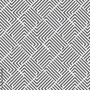 Geometric Black White Pattern Wallpaper