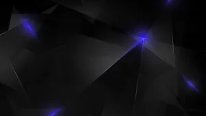 Geometric Dark And Blue Aesthetic Laptop Wallpaper