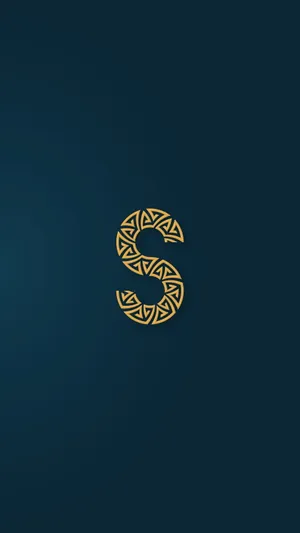 Geometric S Alphabet Wallpaper