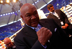 George Foreman Flexes Wallpaper