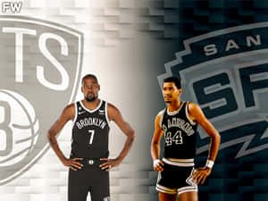 George Gervin Kevin Durant Basketball Wallpaper