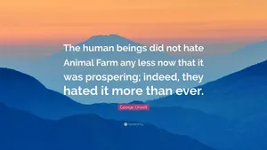 George Orwell Quote With Indeed Word Wallpaper