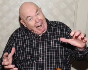 George Steele Funny Face Pose Wallpaper