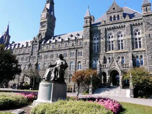 Georgetown University John Carroll Statue Wallpaper