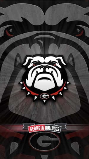 Georgia Bulldogs Phone Outer Glow Wallpaper