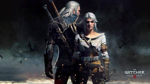 “geralt And Ciri, Father And Daughter, United And Powerful.” Wallpaper