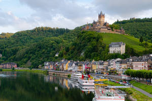 Germany Cochem Imperial Castle Wallpaper