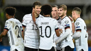 Germany National Football Team In The Field Wallpaper