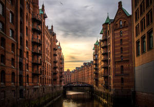 Germany Speicherstadt In Hamburg Wallpaper