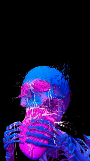 Get Ahead Of The Game With The Newest Skull Phone Wallpaper