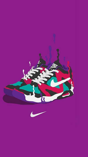 Get Ahead Of The Hype With This Cool Nike Shoe Wallpaper