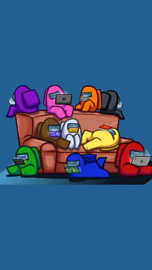 Get Among Us On Your Phone To Join The Game! Wallpaper