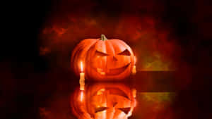 Get Creeped Out This Season With This Spooky Animated Halloween Scene! Wallpaper
