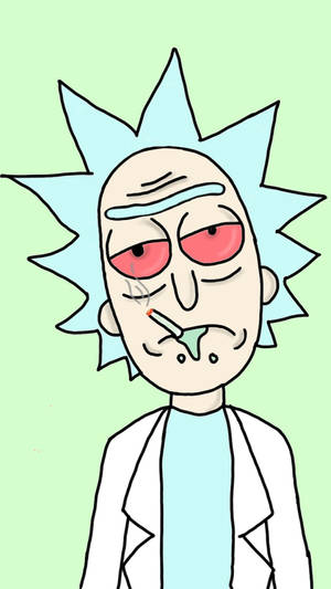 Get High With Rick And Morty! Wallpaper