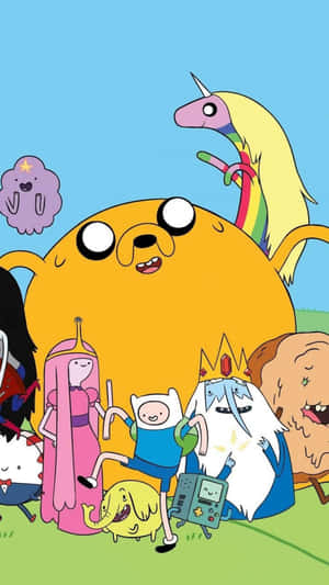 Get In On The Adventure Time Fun With An Iphone! Wallpaper