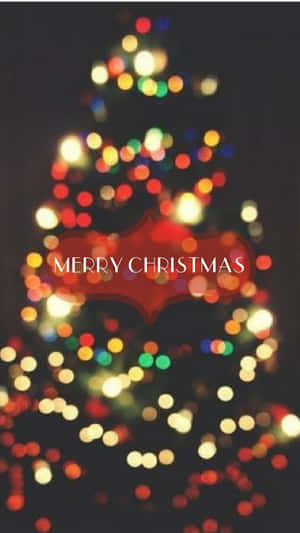 Get Into The Festive Spirit This Holiday Season With This Stylish Christmas Cell Phone! Wallpaper