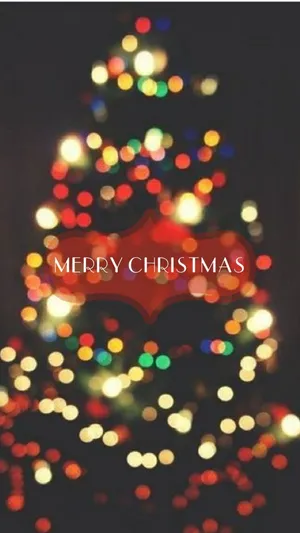 Get Into The Festive Spirit This Holiday Season With This Stylish Christmas Cell Phone! Wallpaper