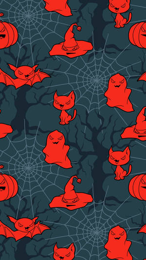 Get Into The Halloween Spirit With This Cute Phone! Wallpaper