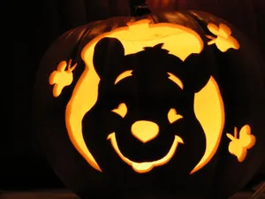Get Into The Halloween Spirit With Winnie The Pooh! Wallpaper