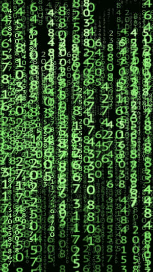 Get Into The World Of Digital Tech With The Matrix Iphone Wallpaper
