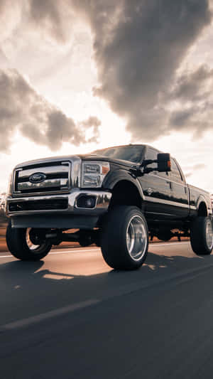 Get Lifted With This Gorgeous Truck Wallpaper