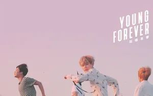 Get Lost In The Dreamy Pink Aesthetic Of Bts With This Desktop Wallpaper Wallpaper