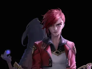 Get Lost In The Mysterious World Of Violet Arcane Wallpaper