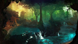 Get Lost In The Mystical Forest Wallpaper