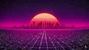Get Lost In The Neon Colors Of The 80s Vaporwave Wallpaper