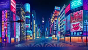 Get Lost In The Serene And Colorful World Of Purple Aesthetic Anime Wallpaper
