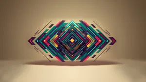 Get Lost In This Intricate, Abstract Diamond Art Wallpaper